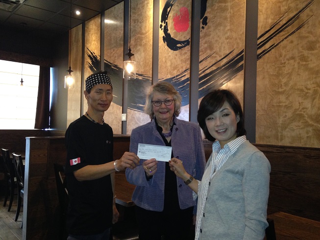 Teriyaki Town owners support patient care with gift to RMHF